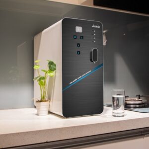 Máy tích hợp Aikibi lọc nước và tạo nước ion kiềm tươi để bàn