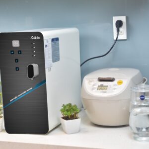 Máy tích hợp Aikibi lọc nước và tạo nước ion kiềm tươi để bàn