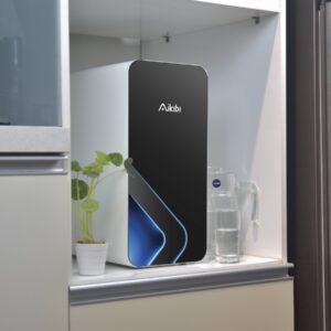 Máy tích hợp Aikibi lọc nước và tạo nước ion kiềm tươi để gầm