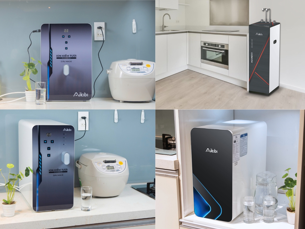 Máy lọc nước ion kiềm tươi Aikibi