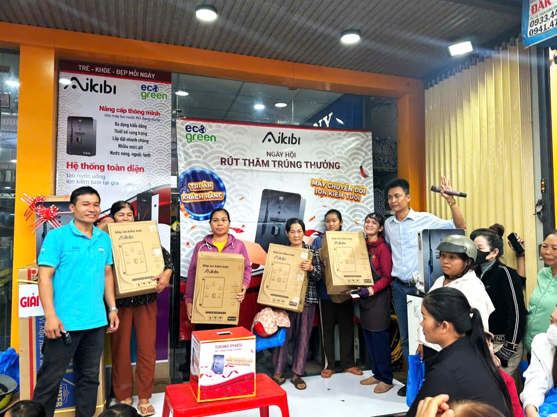 Ngày hội trúng thăm trúng thưởng tại Đắk Lắk