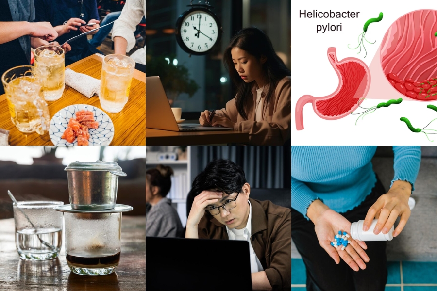 Những nguyên nhân dẫn đến đau dạ dày phổ biến