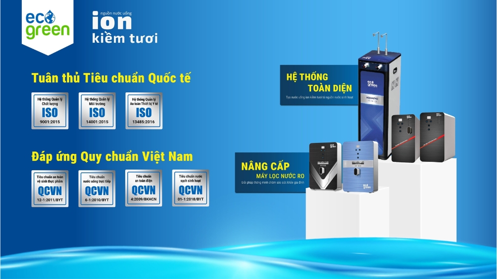 Các yếu tố cần quan tâm khi mua máy lọc nước ion kiềm tươi